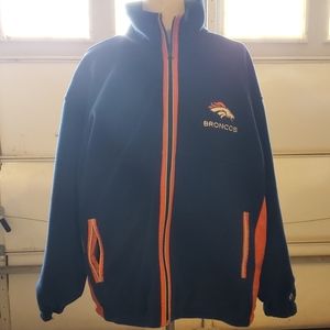 Broncos performance pro player reversible jacket.
